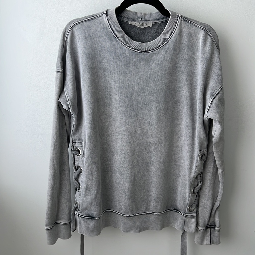 All Saints beautiful pullover 100% cotton sweatshirt